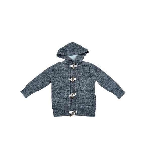 Baby Gap Gray Toggle Hooded Sweater Jacket Size 2T - Picture 1 of 4